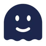 Ghost Smile SVG Icon